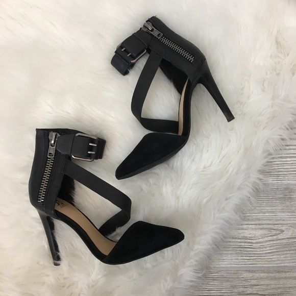 Joe's Jeans Shoes - Joe’s Jeans Leather Heels with Buckles